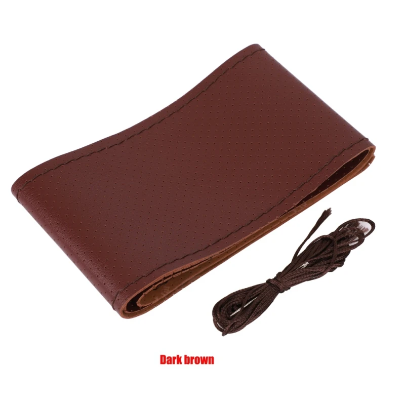 Автомобильное рулевое колесо диаметром 38 см с иглами и ниткой искусственные