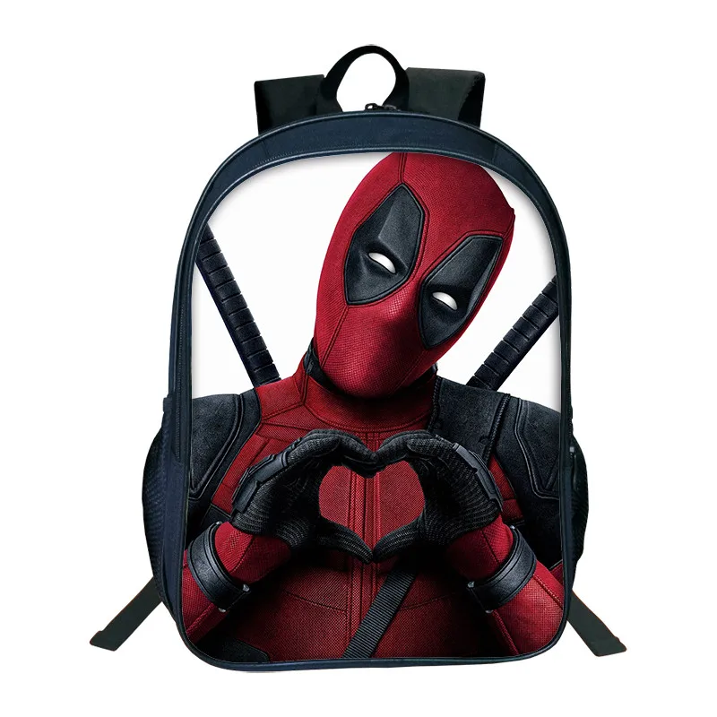 2019 рюкзак Дэдпул 3D для путешествий Mochila школьные подарки Comics Superheros Наплечная