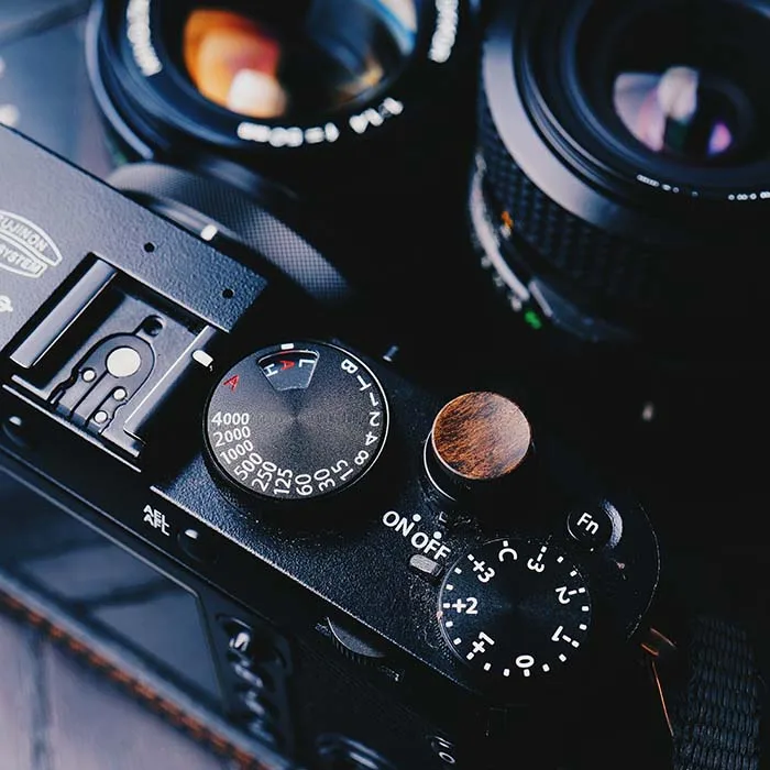 Деревянная кнопка спуска затвора для Fuji XT2 XT10 XT20 X100F FujiFilm X T2|Пульты и триггеры| |