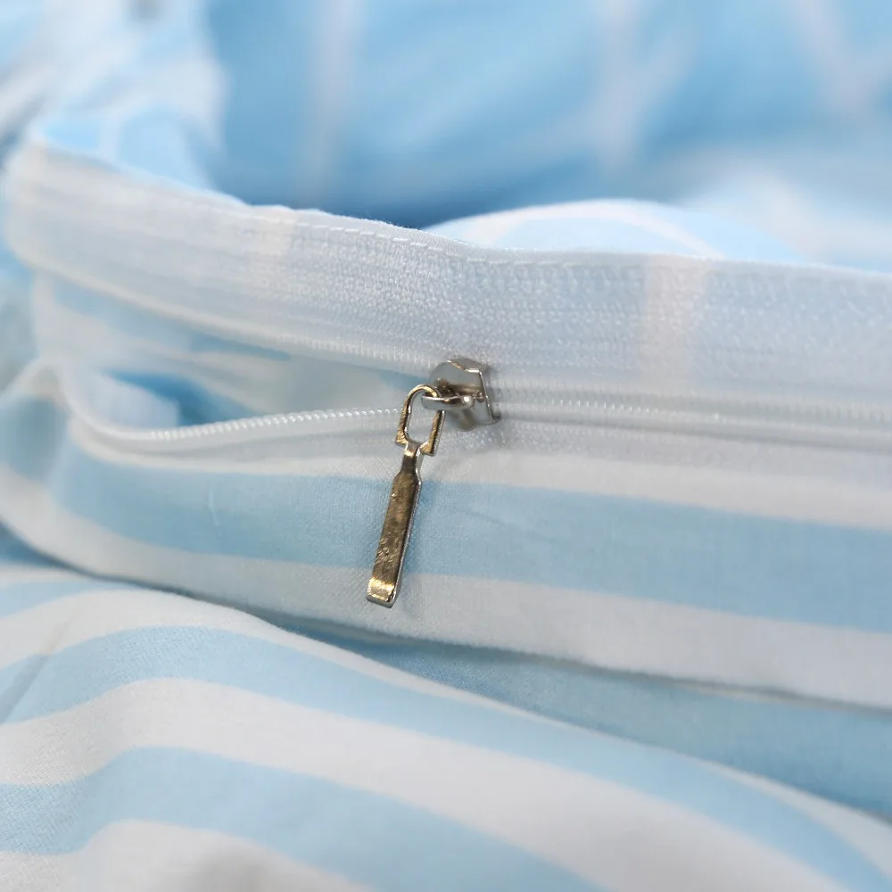 ParkShin Геометрия Постельное белье краткое Стиль синий простыня пододеяльник