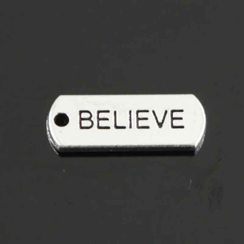 10 шт. брелоки forever faith hope brave love blessed believe dream бесстрашные для всей семьи 2х8 мм