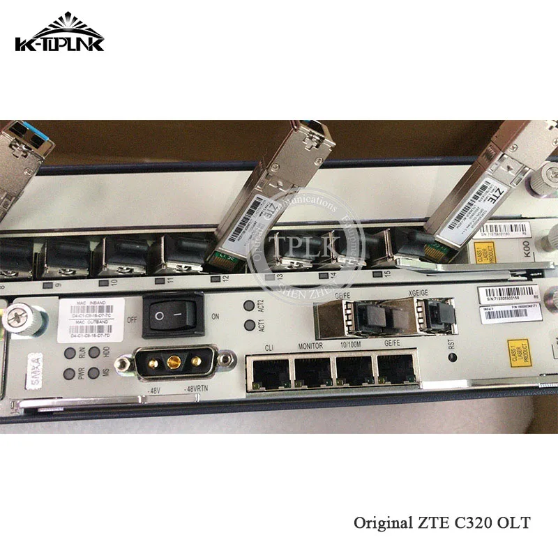 16PON ZTE C320 OLT GPON 1 * 1GE SMXA/1 PRAM 16 портов GTGH C + карта AC(110 В/220 В) мощность | Мобильные