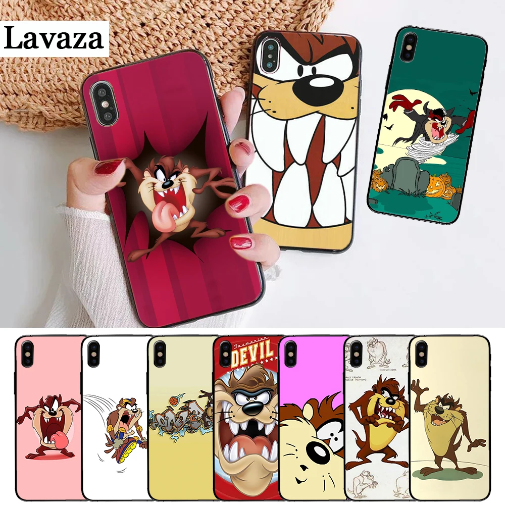 Силиконовый чехол Looney Tunes с дьяволом Тасмания для iPhone 5 5S 6 6S Plus 7 8 11 Pro X XS Max XR |