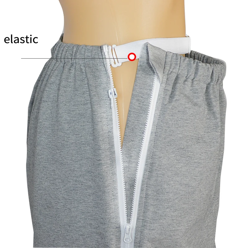 

Patient Pants Care Clothes,Easy to Wear and Take Off,Hospital/Home Care Nursing Aid,Suit for Fracture, Bedridden Patients/Elder