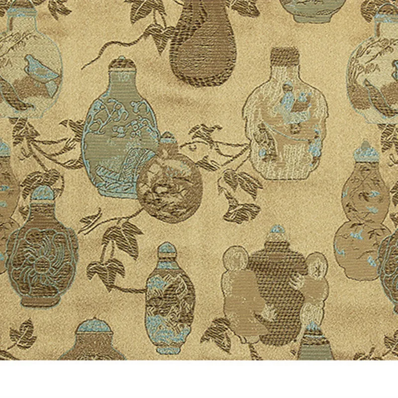 1 метр Синий и белый фарфор жаккардовая парча ткань китайский Cheongsam/японская