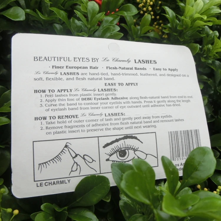 Горячая новинка макияж для женщин леди 60 Индивидуальные Черные Накладные