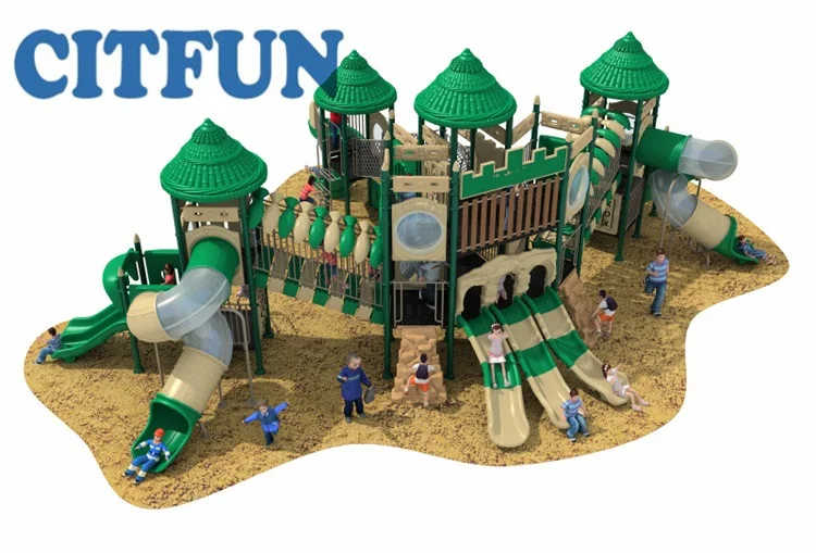 2018 новый стиль большая Веселая вращающаяся скользкая горка для парка