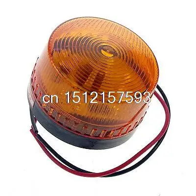 

(1) 24VDC Orange LED Beacon Warning Signal Light Lamp Spiral Fixed