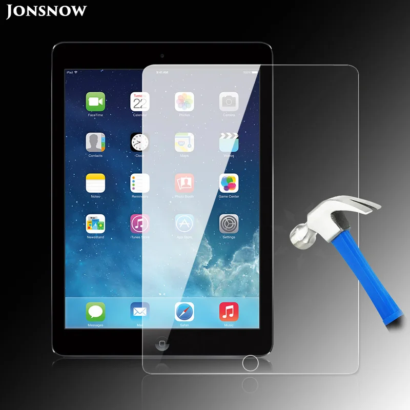 9H закаленное стекло для iPad 5 A1822/6/iPad Air для iPad Air 2/9,7 дюймов защита для ЖК-экрана от царапин для планшетных ПК JONSNOW