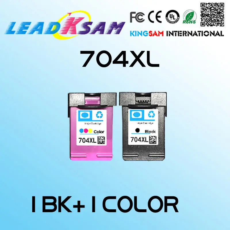 Для 704 704XL чернильный картридж совместимый для hp704 CN692A CN693A 2010 2060 принтер|hp 60 ink