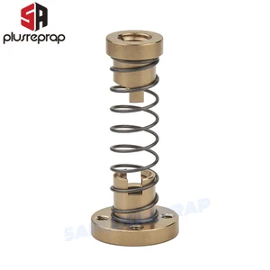 T8  гайка противоплюфтной пружины c M3 резьбой  гайка анти отскока для 8 мм acme винтовой стержень с резьбой ведущий винт шурупа DIY ЧПУ 3D-принтеры запчасти 3д принтер экструдер