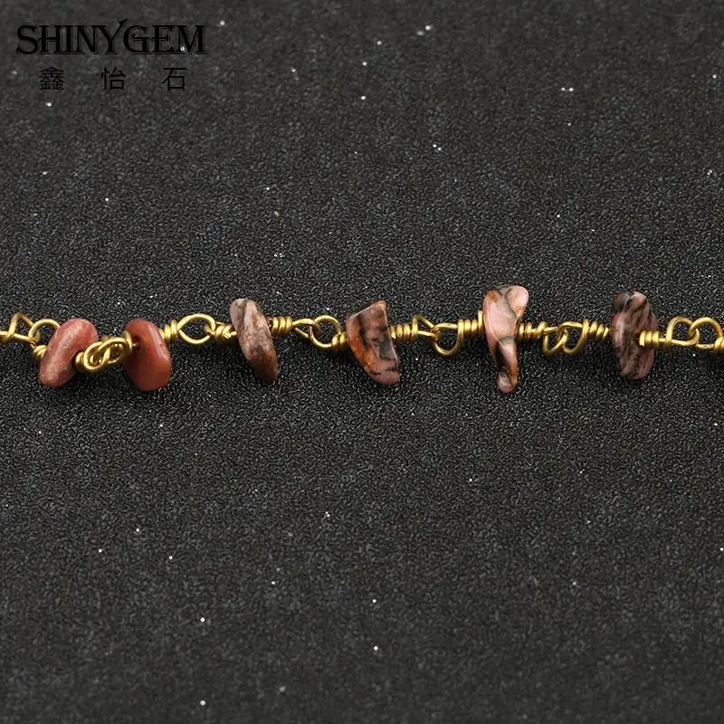 5 метров Малый четки цепи Медь золото Цвет провод обернутый DIY цепочку для