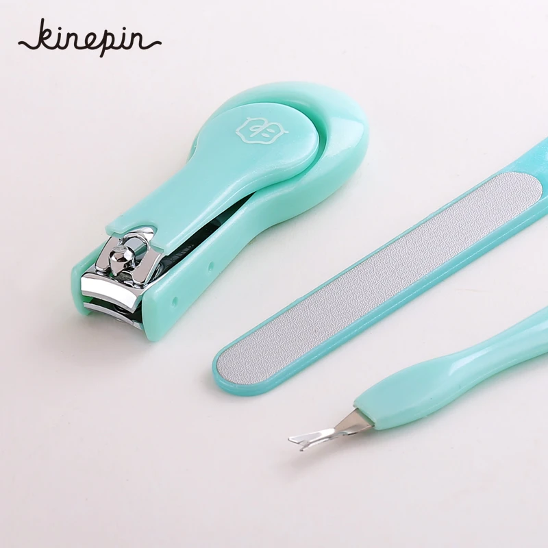 3Pcs/Set Manicure Set Nail Art Equipment with Cutter Clipper File Cuticle Dead Skin Trimmer Pusher Fork Knife Kit | Красота и