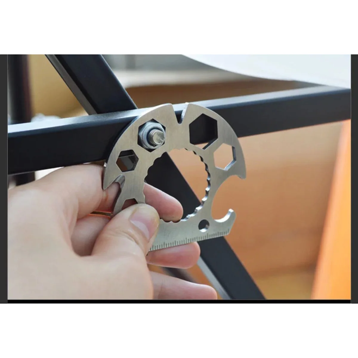 Карманный инструмент из нержавеющей стали скребок для ремня безопасности нож