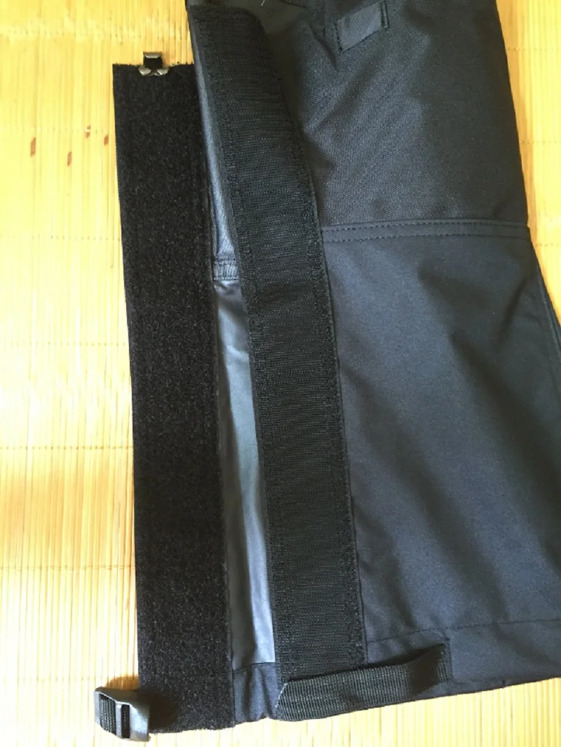 Черные Кристальные походные лыжные снежные гетры водонепроницаемые дышащие