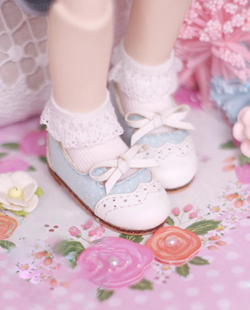 

BJD doll lace socks for 1/4 1/6 doll size white short socks doll accessories