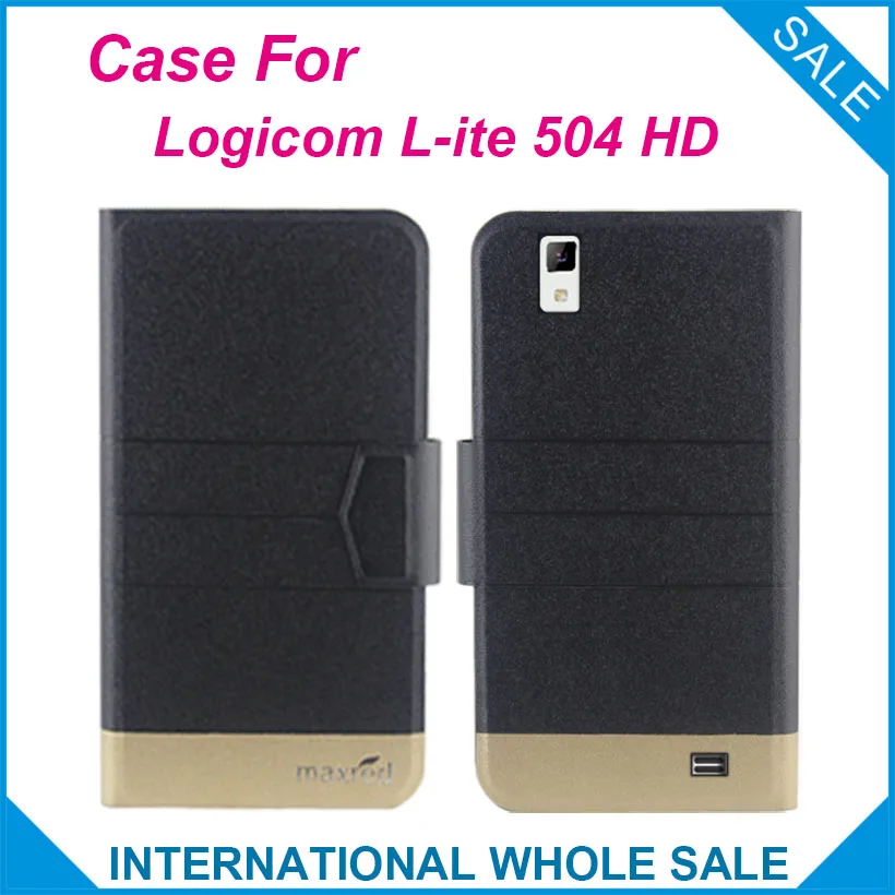 Лидер продаж! Чехол Logicom L ite 504 HD Модный деловой Эксклюзивный кожаный чехол 5