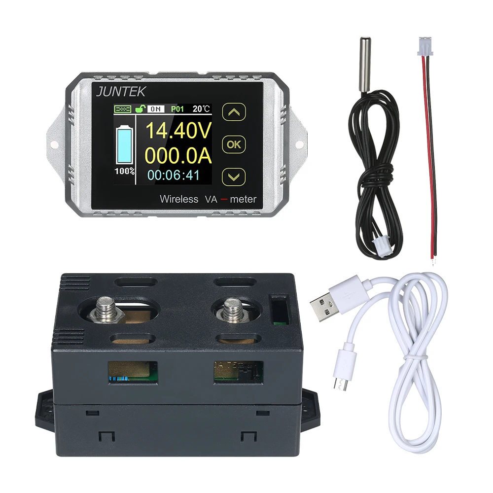 VAT-4300 DC 0,01-400 V 0,1-300A Многофункциональный беспроводной цифровой двунаправленный измеритель напряжения тока Вольтметр ват4300