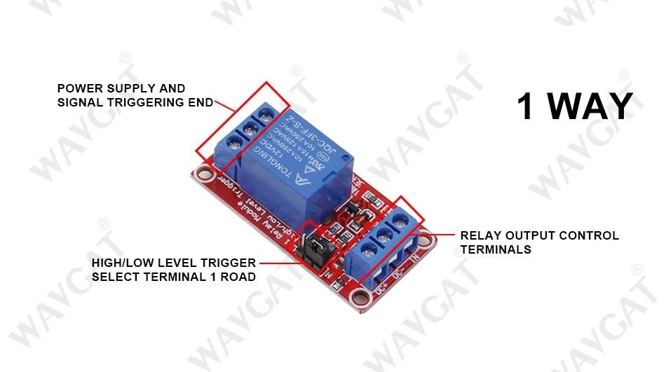WAVGAT 1 2 4 8 канальный 5 в 12 В релейный модуль щит с опора для оптопары высокий и низкий уровень триггера для Arduino