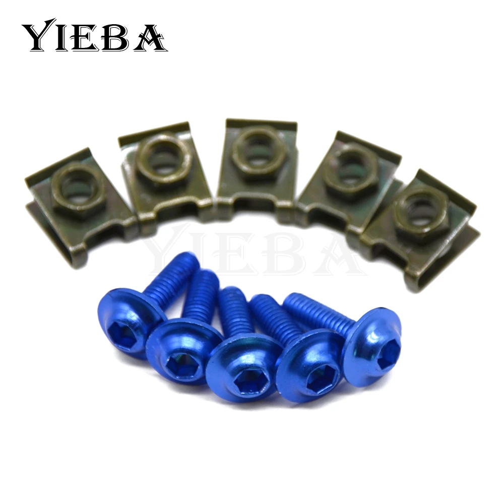 Винт обтекателя 6 мм для мотоцикла HAMAHA FZS1000 FZS 1000 2001 2005 2002 2003 2004 yamaha r3 fz6 mt 07 09 mt09 mt07 t