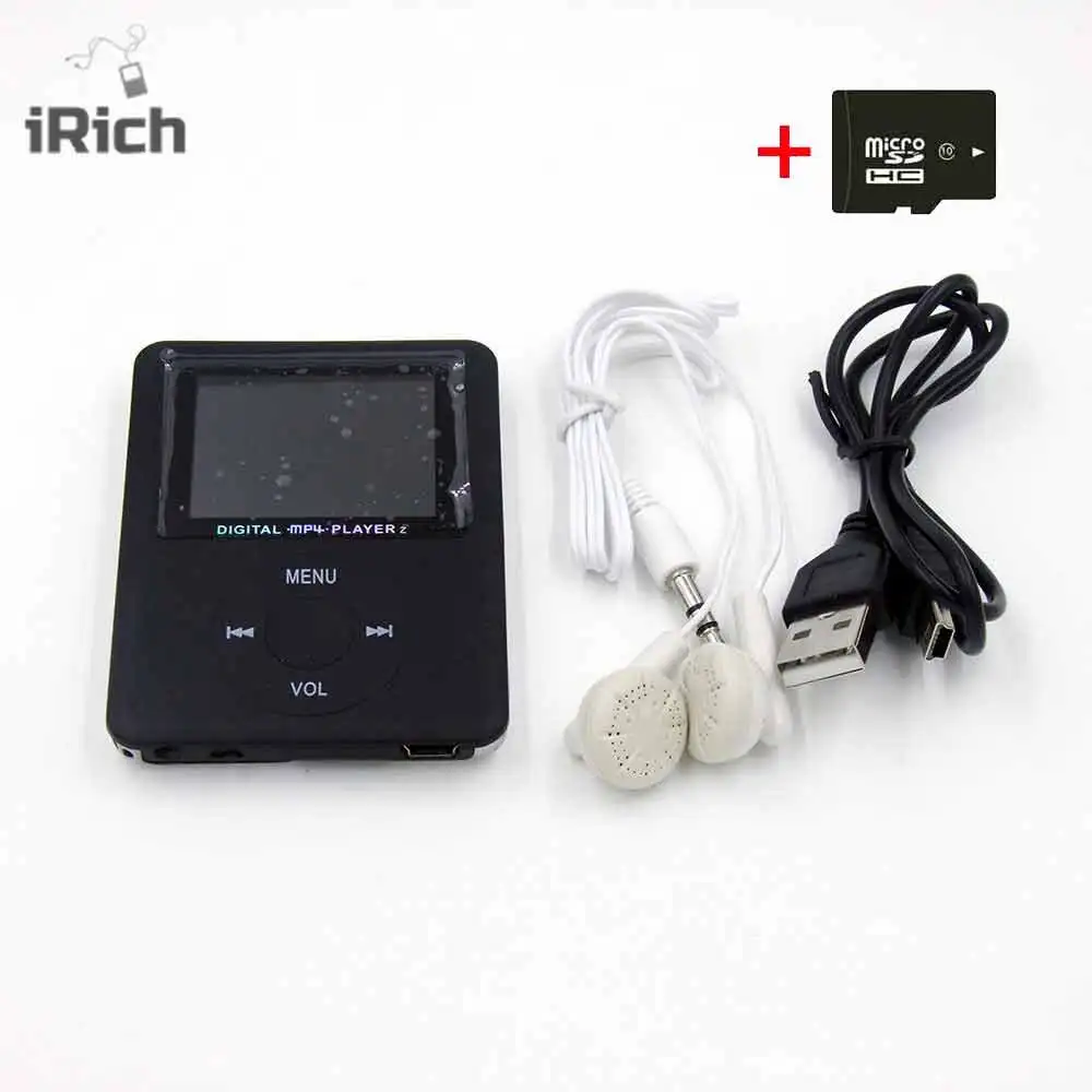 Тонкий MP3-плеер с ЖК-дисплеем 1 8 дюйма поддержкой карт памяти micro sd до 32 Гб |