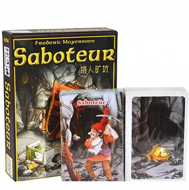Диверсант Английская Версия Карточная Игра для 3 10 Игроков Настольные Игры