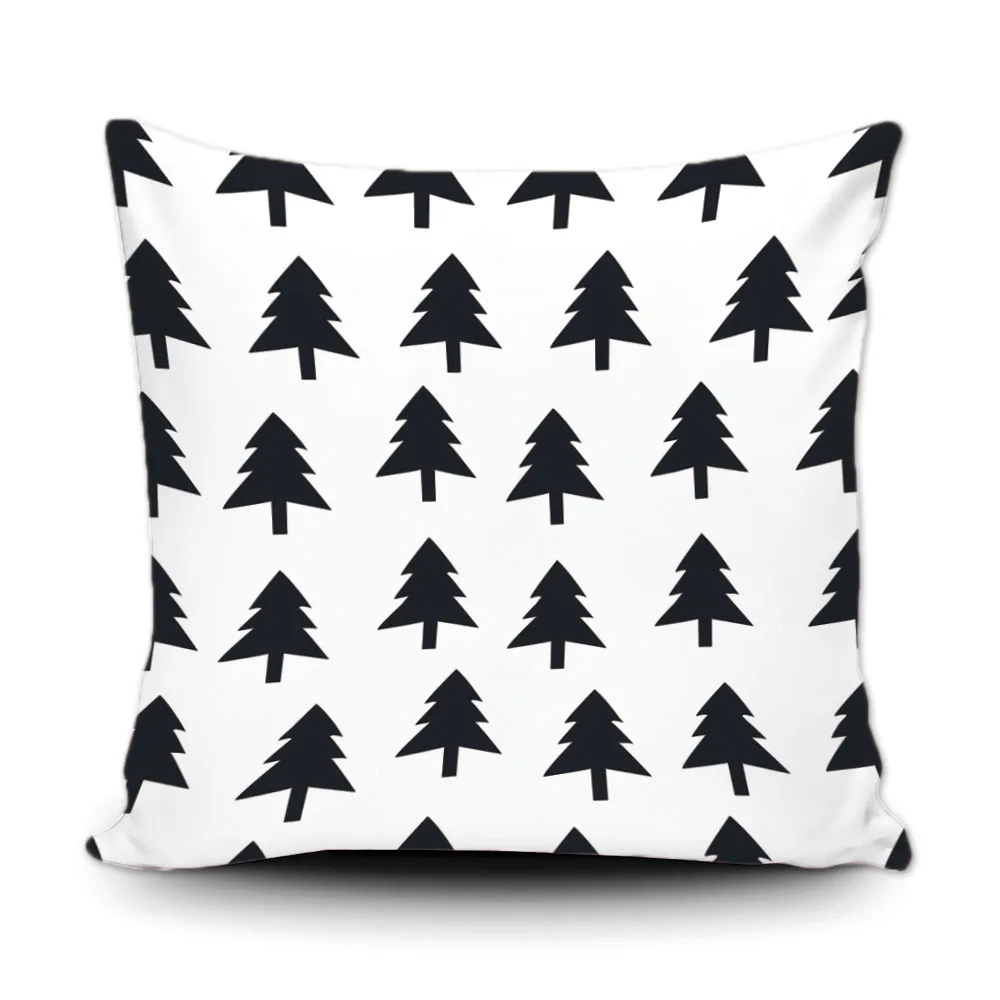 Милый декоративный чехол для подушки в виде рождественской елки наволочка