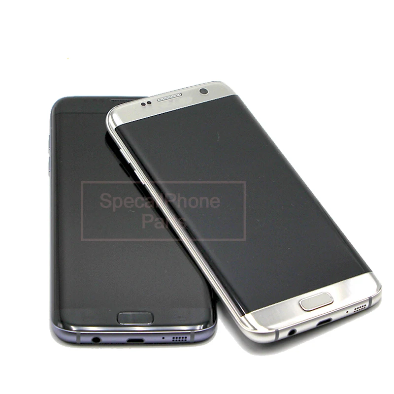 ЖК дисплей SUPER AMOLED для SAMSUNG GALAXY S7 EDGE с рамкой сенсорный экран дигитайзером Samsung edge