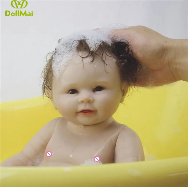 Силиконовая кукла reborn для всего тела 55 см Bebe boy corpo de silicone inteiro realista Подарочная