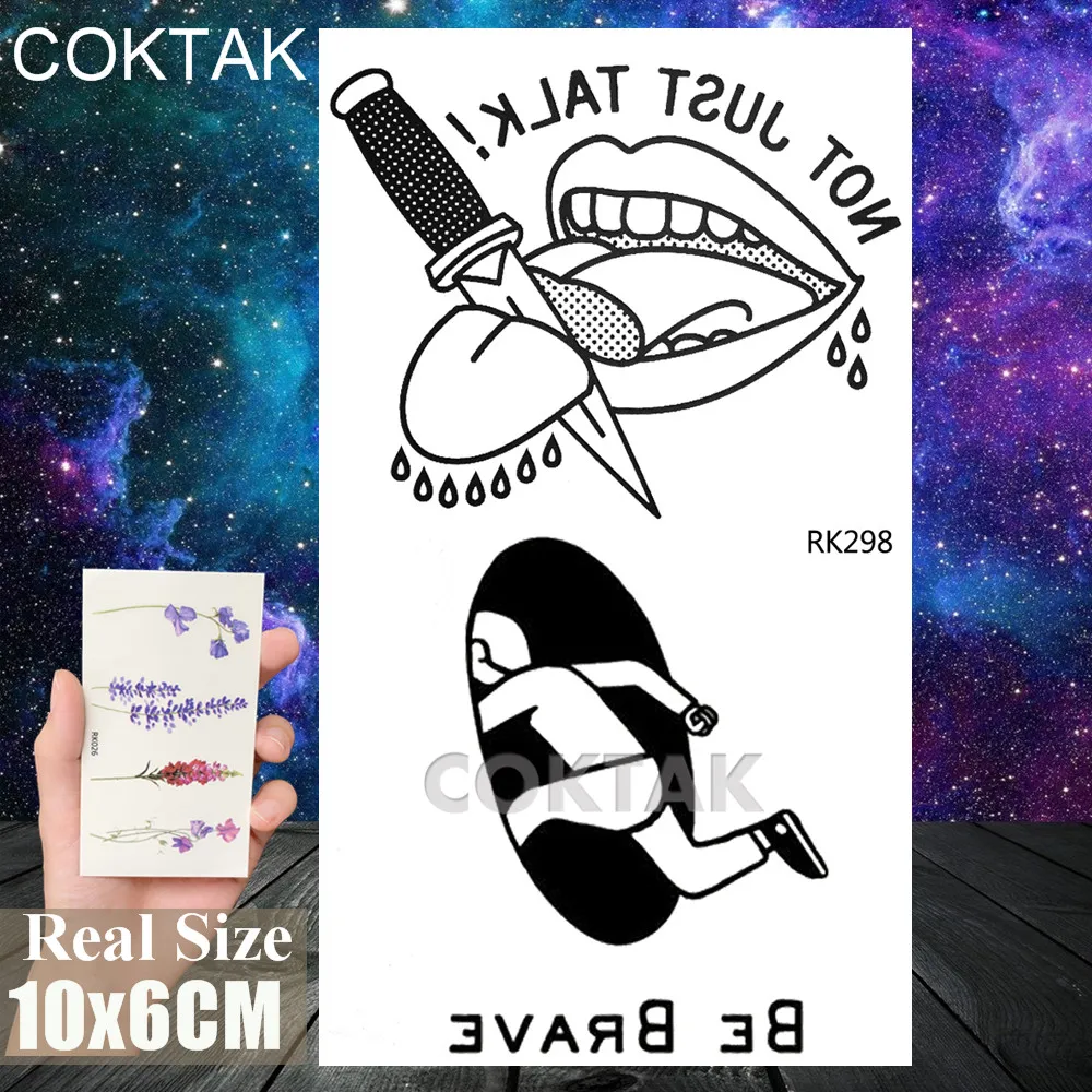 CRK298 Сексуальное оружие бокал вина поддельные временные тату маска стикер водонепроницаемый татуировки для взрослых боди-арт живопись рука тату на грудь - Цвет: CRK298