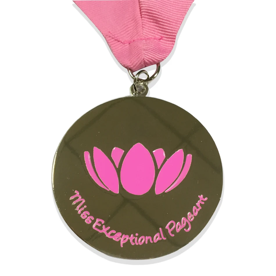 

Manufacturers promote the golden glossy lotus medals