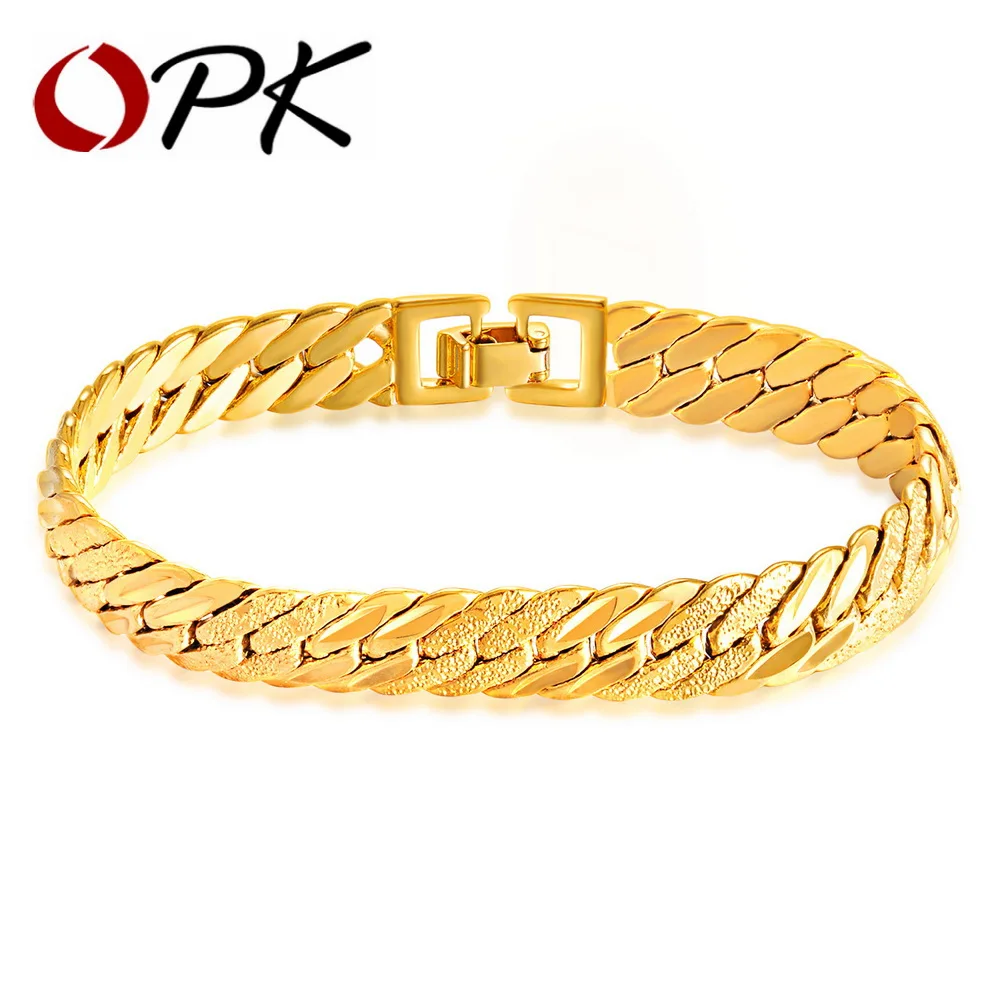 Браслет цепочка мужской золотого цвета 21 см 11 мм|bracelets for|chain braceletbracelet for men |