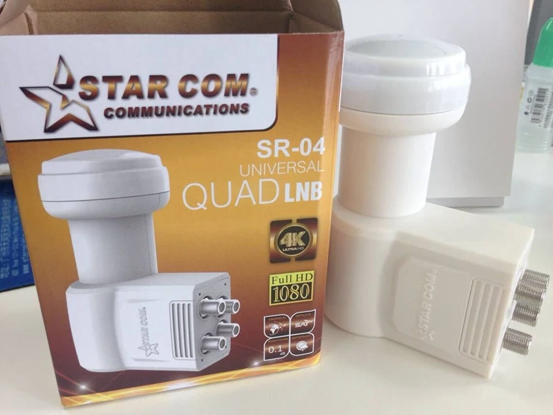 Заводская цена Премиум универсальный ku band quad lnb quad lnbf низкий уровень шума 0.1dB