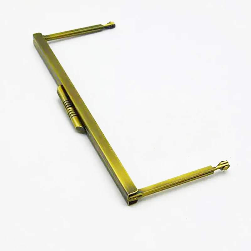 8 ''Metal Clutch Purse Frames - Set of 16 - Antique Brass