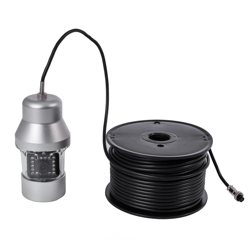 Скидка Подводная камера F08A 50 м с функцией видеорегистратора и картой 8 Гб, ЖК-экран 9 дюймов, 1000TVL, поворот на 360 градусов, рыболовная камера, 18 светоди...