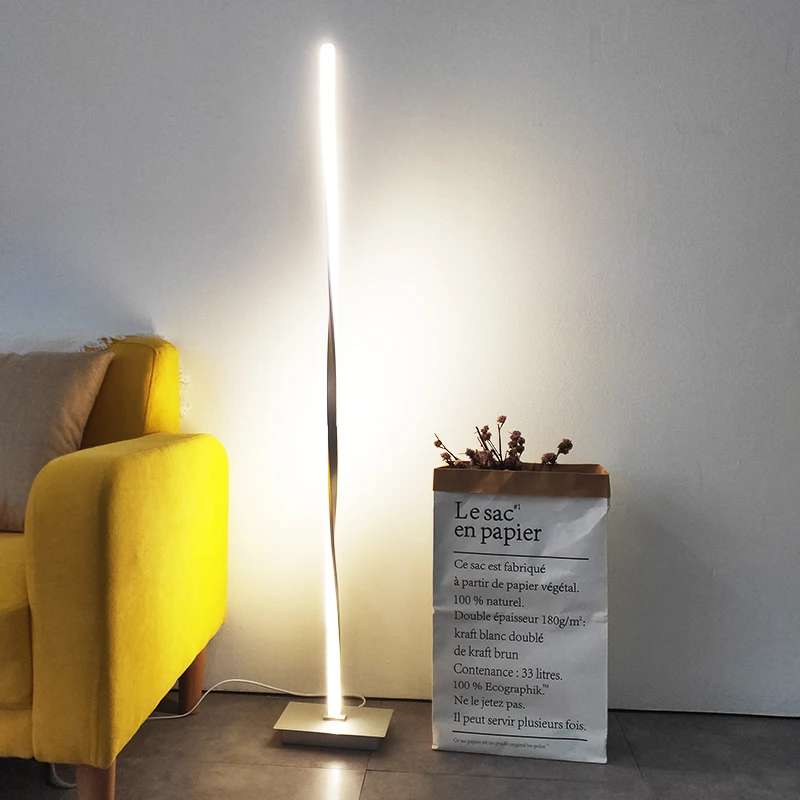 Светодиодный напольный светильник в скандинавском стиле современный напольные
