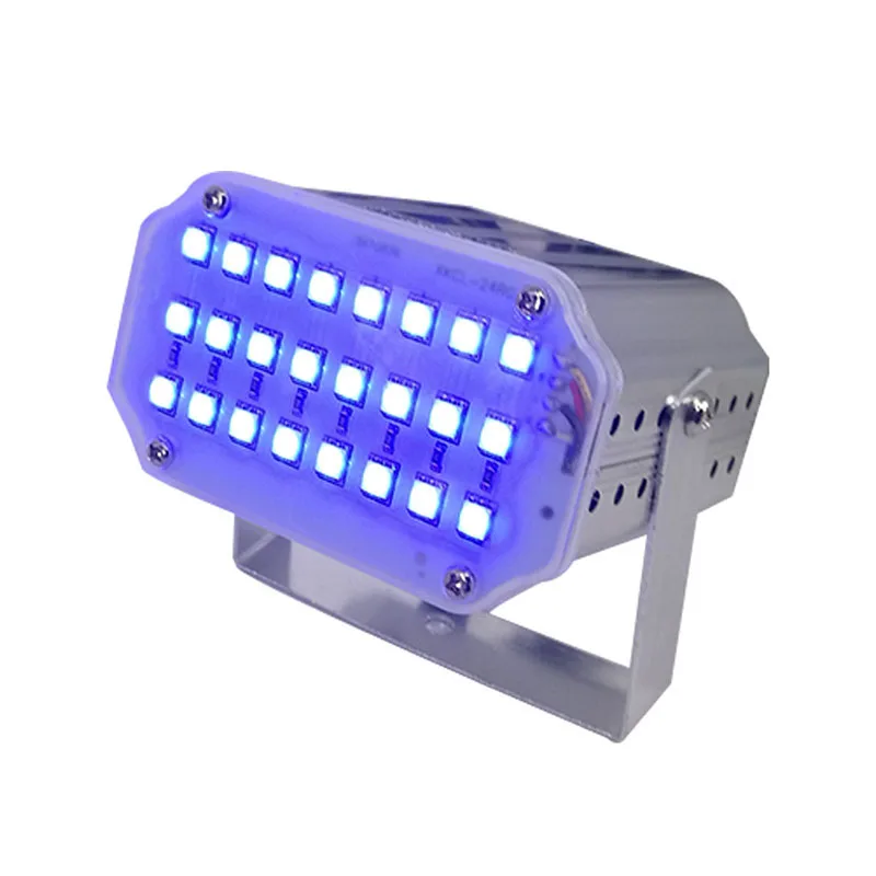 Светодиодный 88x1 Вт RGB стробоскопический светильник диджейский диско стробоскоп светильник следование звуку Голосовое управление ритмом музыки