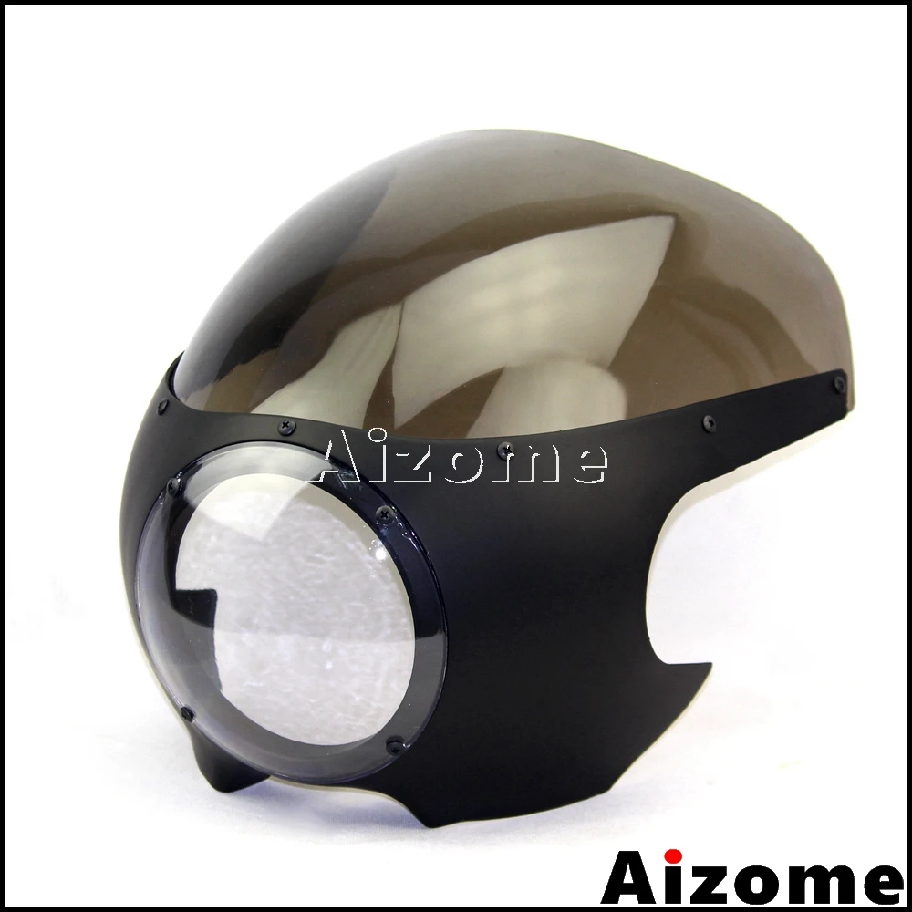Мотоцикл 5 3/4 &quotфара обтекатель ветрового стекла ветровой экран для Harley Sportster Dyna XL