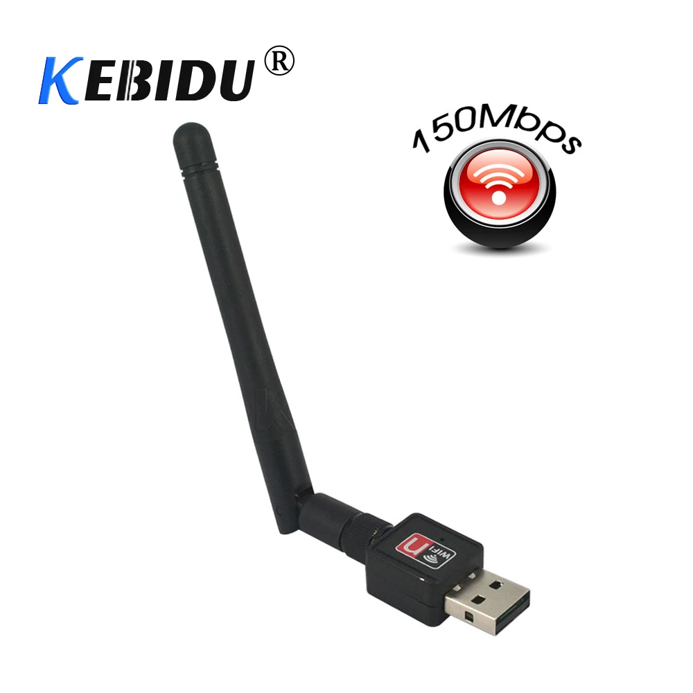 Wi Fi роутер kebidu с антенной USB 150 м 802.11n/g/b LAN|wifi adapter|network cardpc wifi adapter |