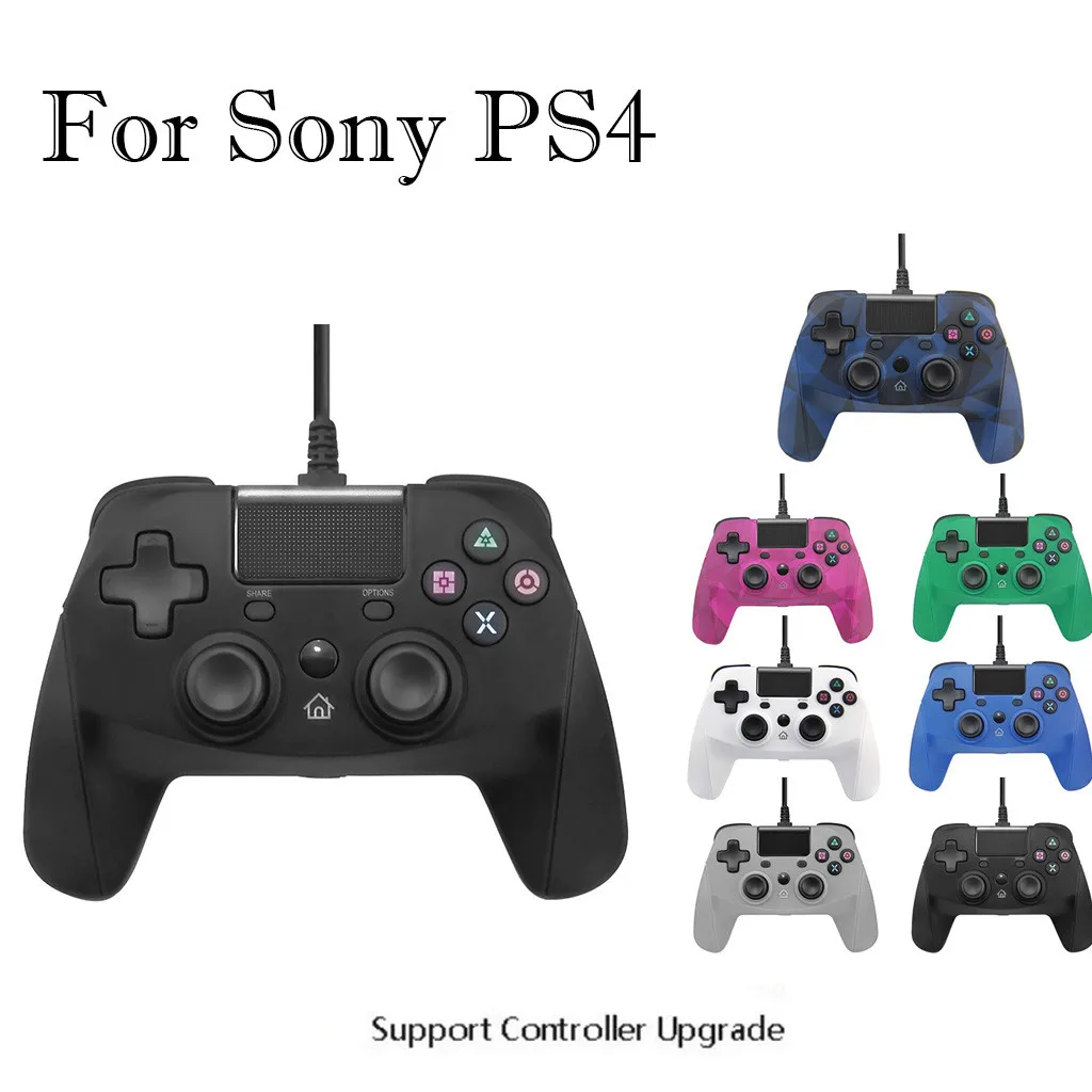 Wired Controller Gamepad For Sony PS4/PS3/PC Game Joystick Controle PlayStation4 Universal Handle Joypad With Cable 619#2 | Электроника