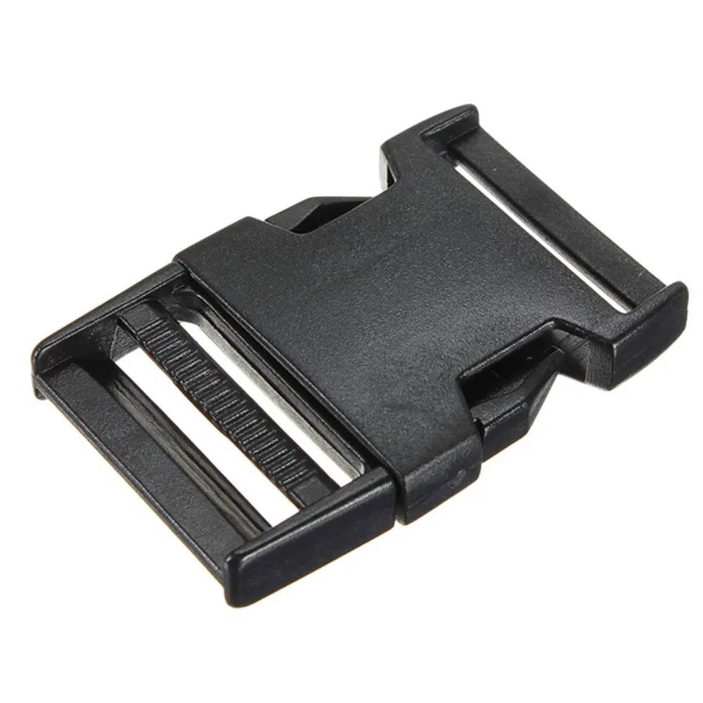 

10pcs boucles plastiques clips paracord pour sangle fermoir bracelet paracorde noir