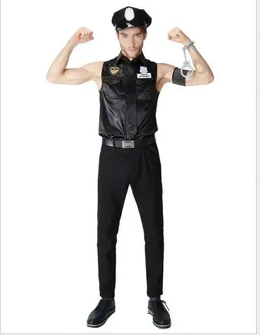 Горячая Распродажа мужские полицейские костюмы сексуальные профессиональные