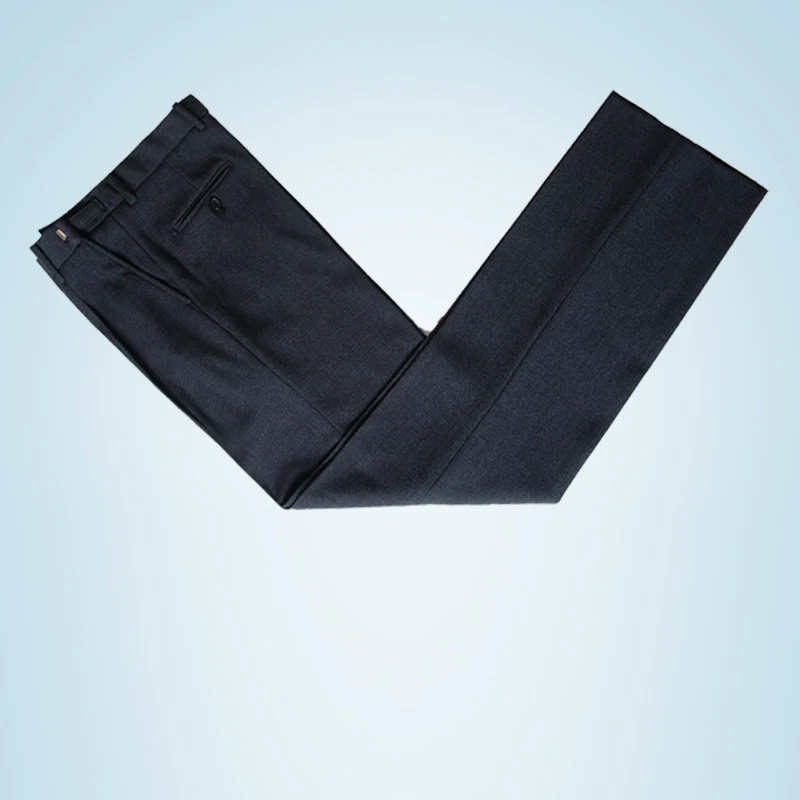 

Man Chinese Tunic Suit Pant Black Elegant Zhonshan Suit Trouser Male Adjustable Waist Straight Dress Pants Classic Costume Homme