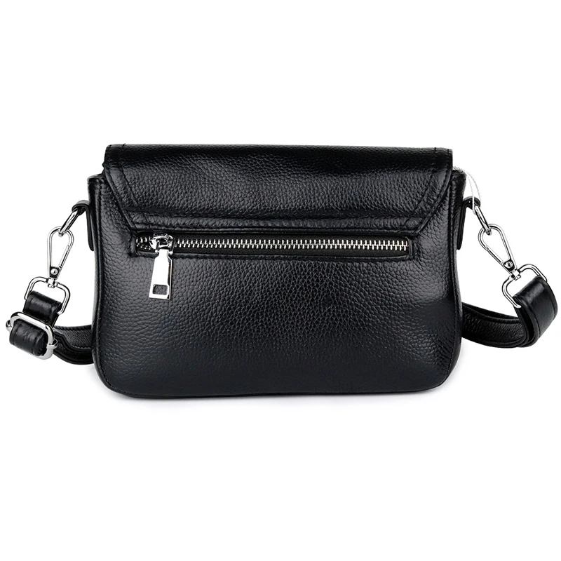 Классическая сумка с клапаном из 100% натуральной воловьей кожи женские