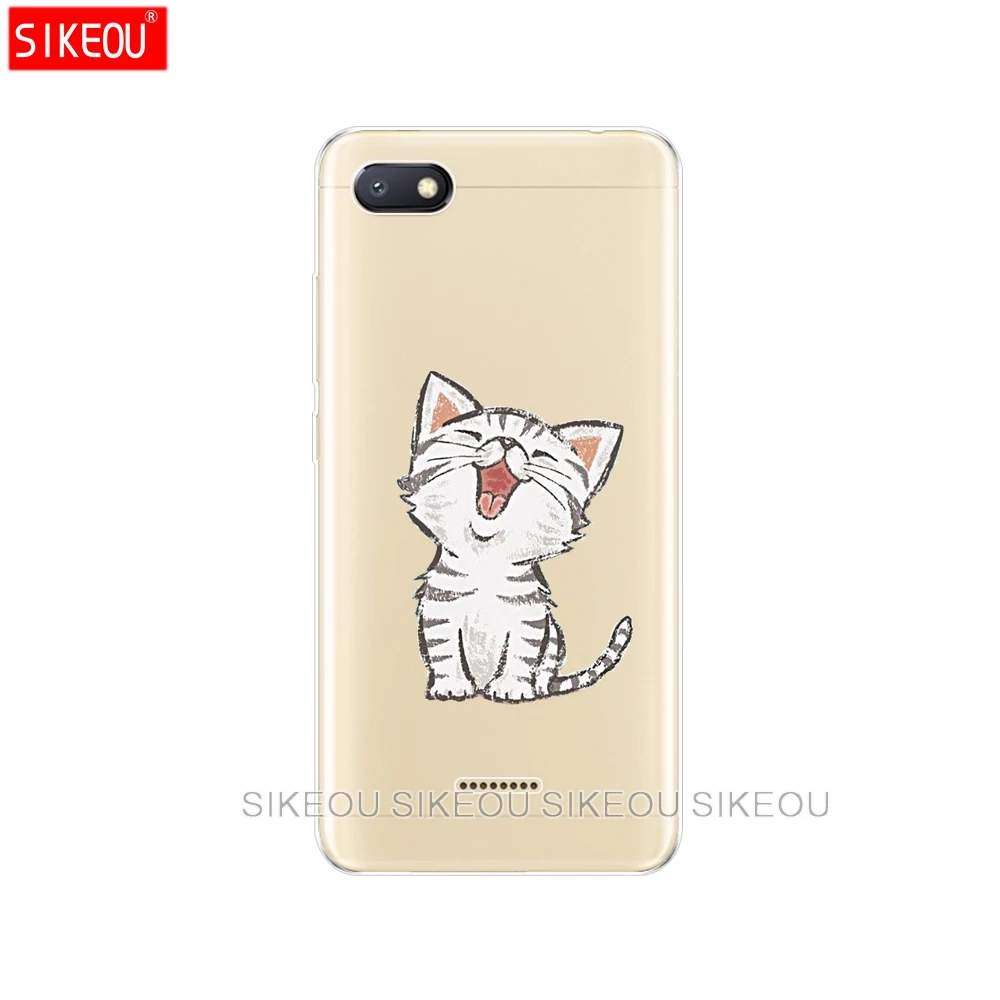 Силиконовый чехол для Xiaomi Redmi 6a с полной защитой мягкая задняя крышка из ТПУ чехлы