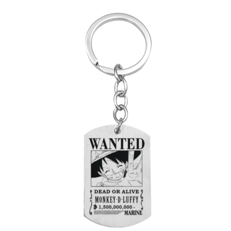 Аниме ONE PIECE брелок Бусина в форме автомобиля брелок Луффи Зоро Санджи нами из нержавеющей стали брелок-подвеска