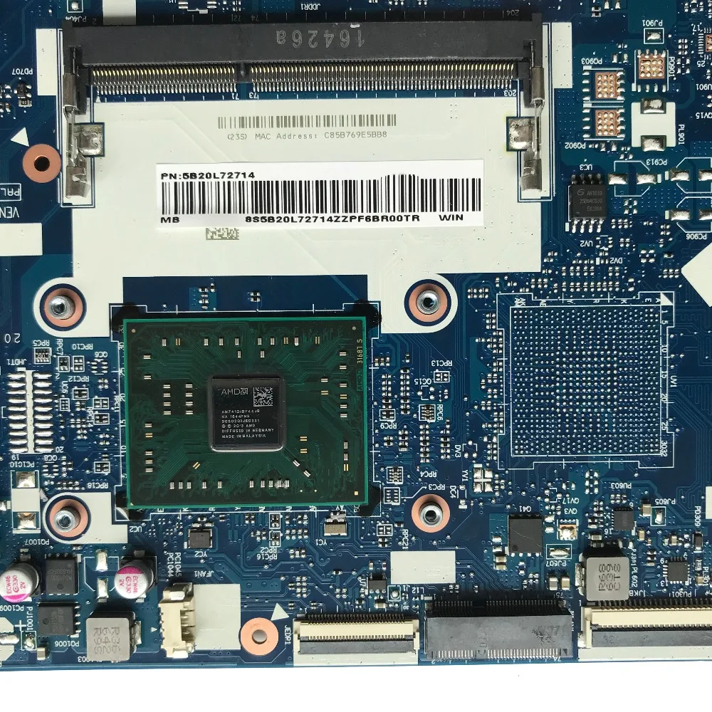 SZWXZY новый для Lenovo Ideapad 110 15ACL материнская плата портативного компьютера с A8 7410
