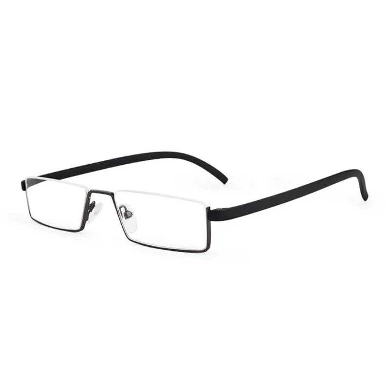 black 4.0 Zilead удобные легкие полуоправы очки для чтения TR90 Смола HD складные очки для дальнозоркости унисекс для женщин и мужчин Мода - Цвет оправы: black 4.0