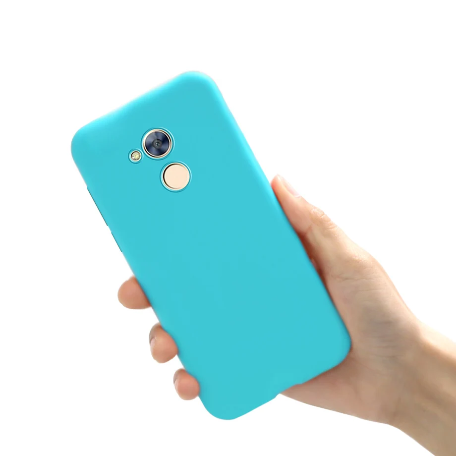 Чехол для телефона Honor 6A DLI-TL20 силиконовый мягкий матовый однотонный чехол
