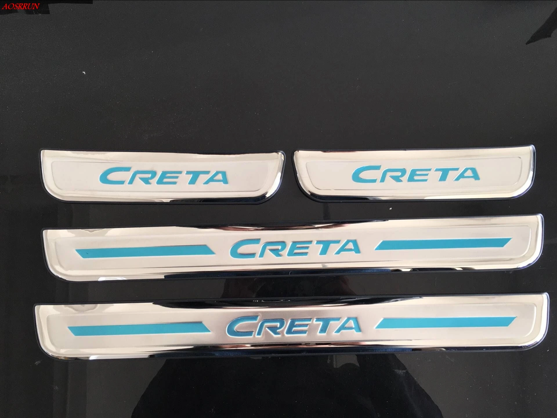 Для hyundai Creta нержавеющая сталь порога полосы добро пожаловать педали отделка авто-Стайлинг автомобиля аксессуары